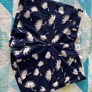Old navy flowered dark blue shorts